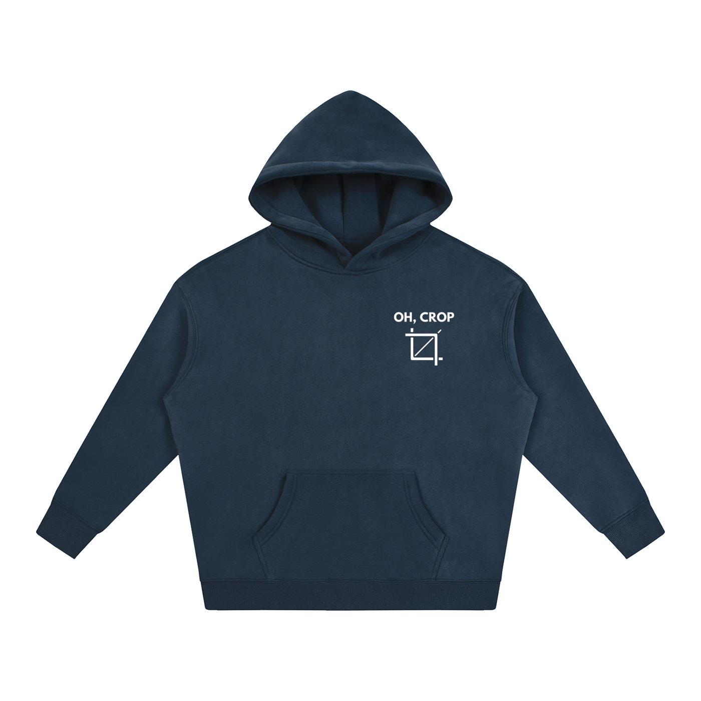 Oh, Crop | Oversize Fleeced Hoodie