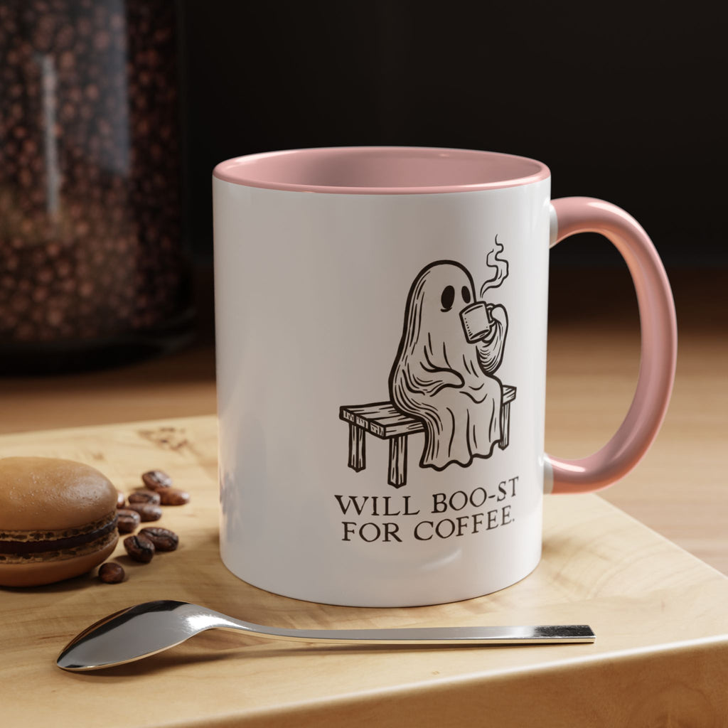 Will Boo-st for Coffee | Accent Mug (11/15oz)