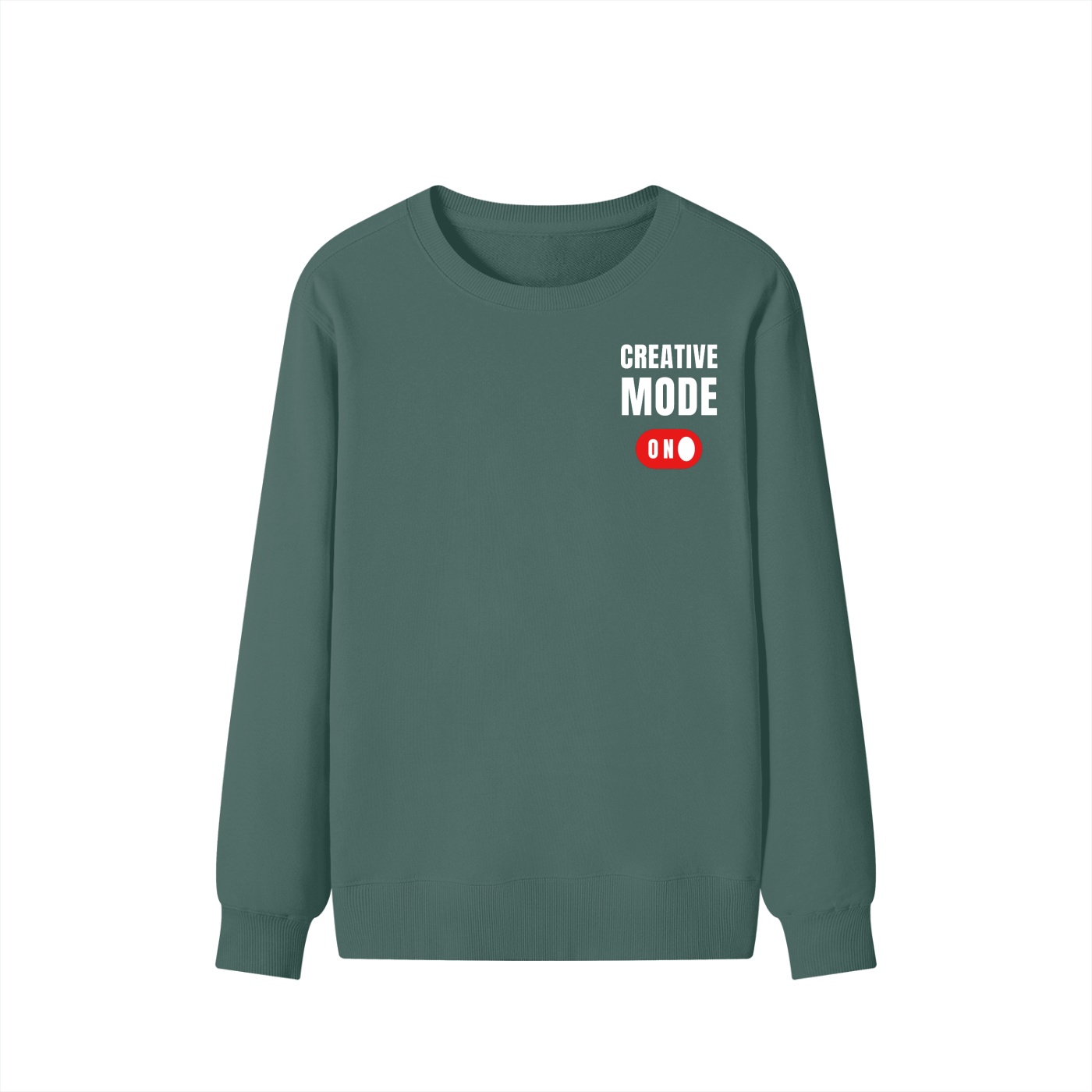 Creative Mode: On | Classic Unisex Cotton Sweatshirt