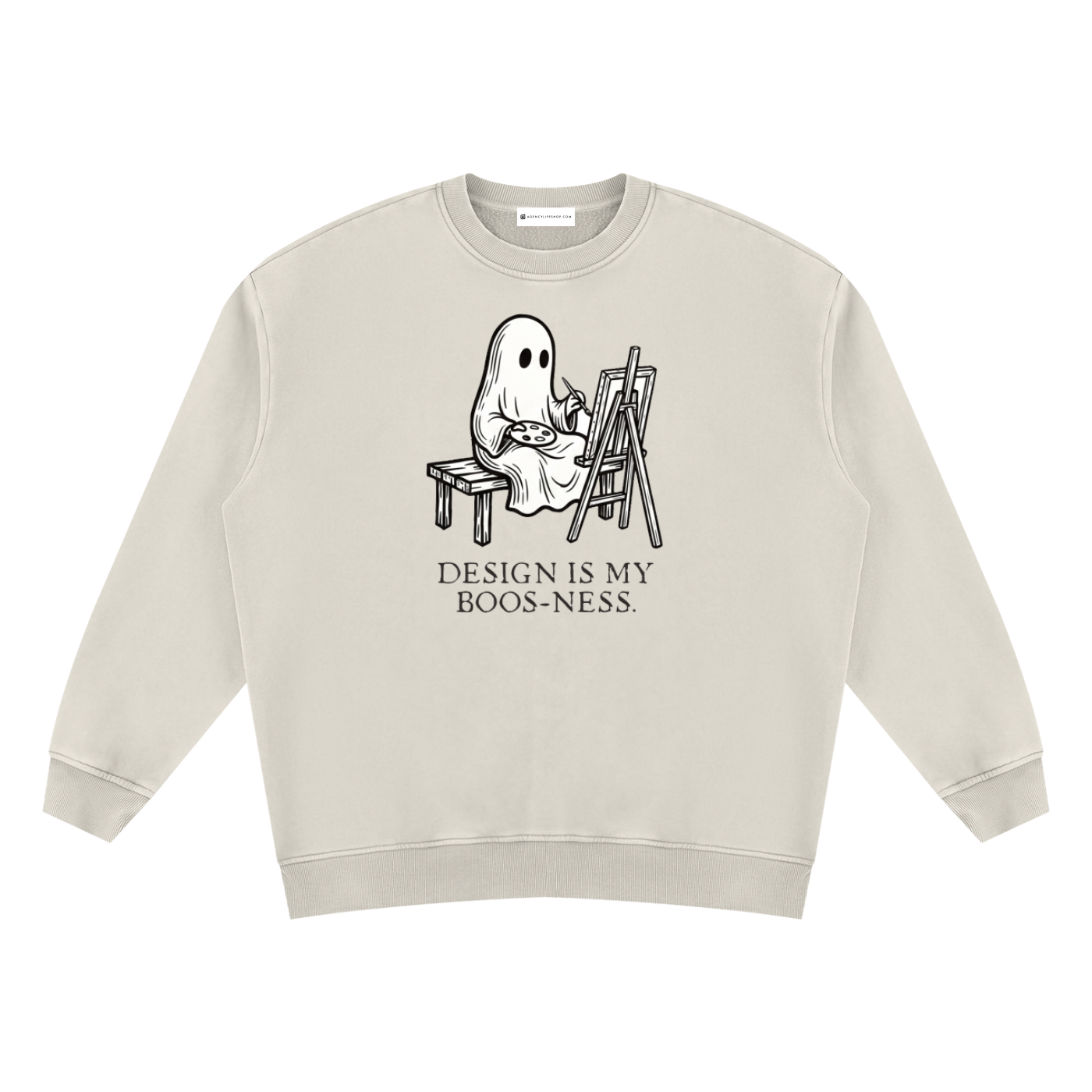 Design is My Boos-ness | Unisex Vintage Wash Fleece Sweatshirt