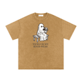 Video is My Boos-ness | Snow Washed Oversized Cotton T-Shirt