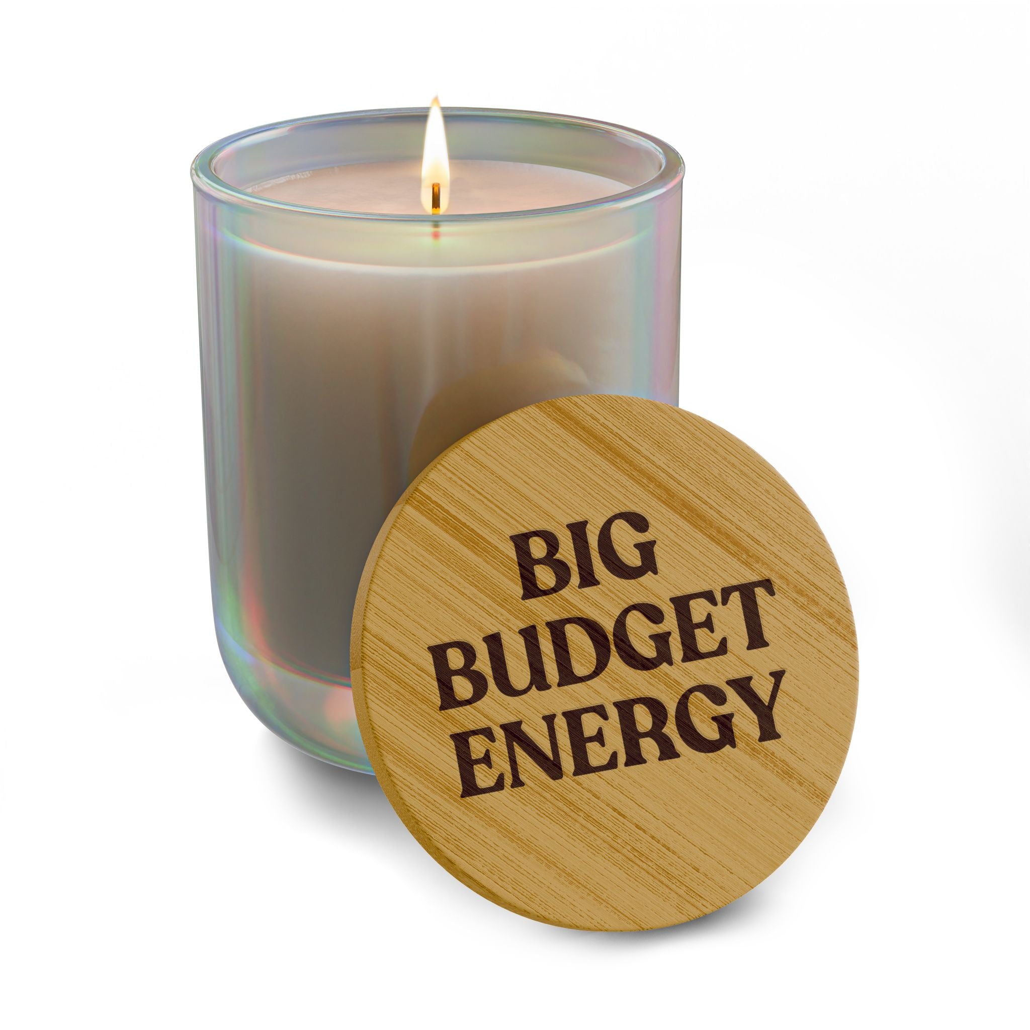 Big Budget Energy | Engraved 14oz Scented Soy Candle