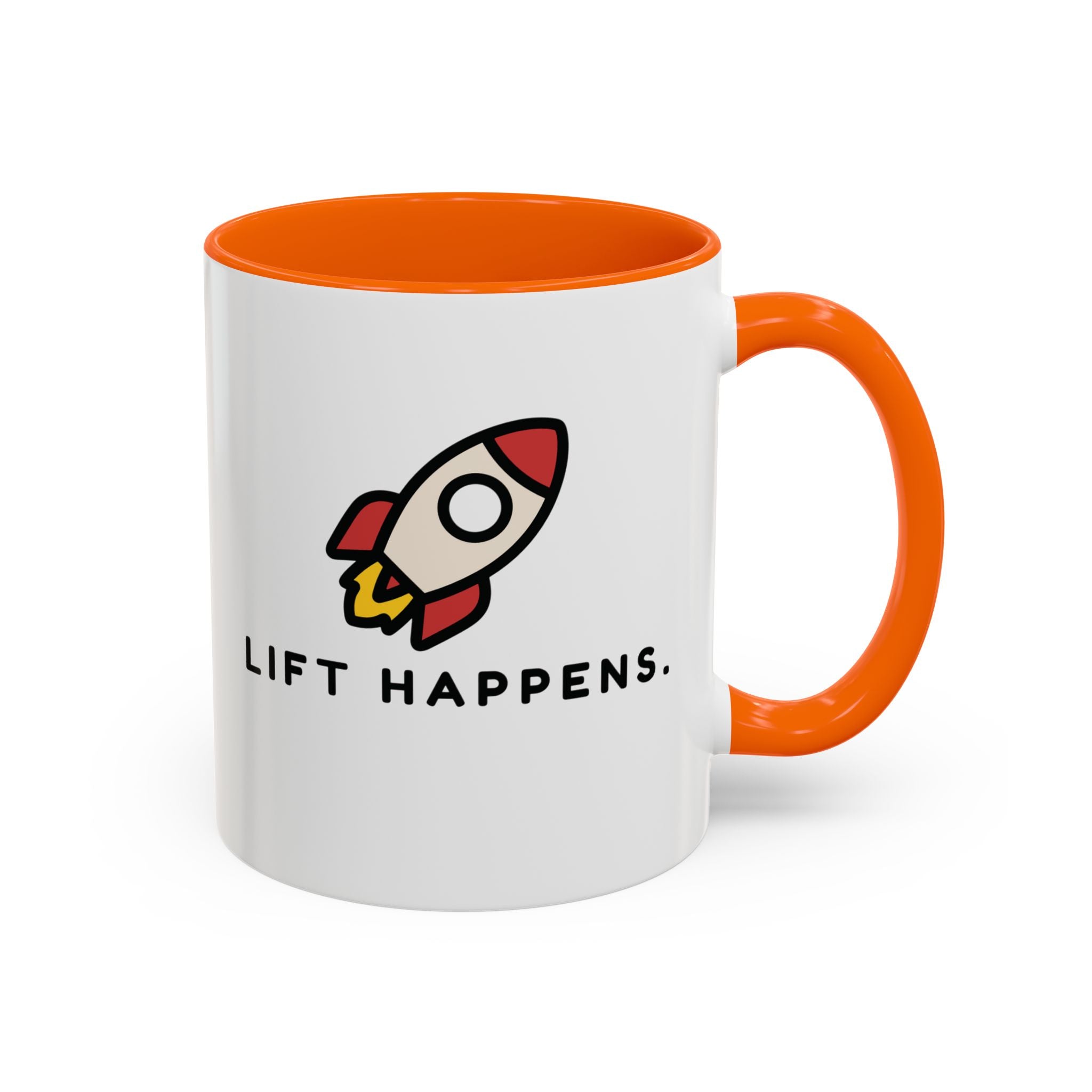Lift Happens | Accent Coffee Mug (11, 15oz)
