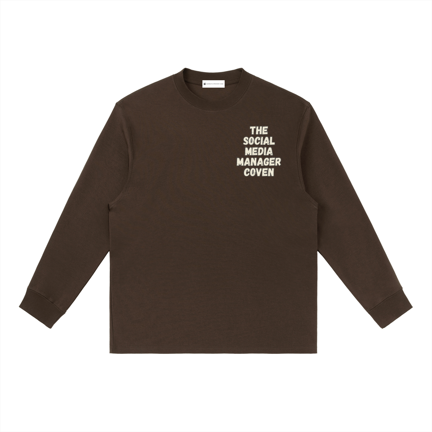 The Social Media Manager Coven | Essential Crewneck Long-Sleeve T-Shirt