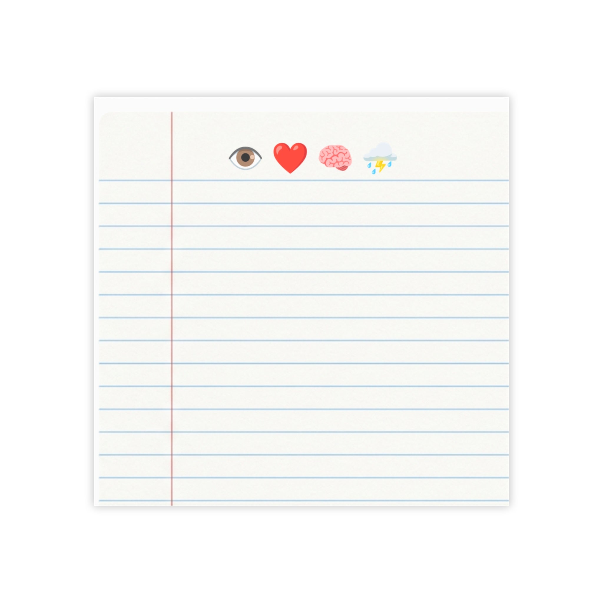 I Love Brainstorming | Notebook-Style Sticky Notes