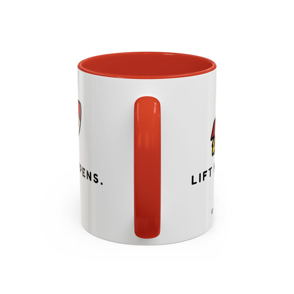 Lift Happens | Accent Coffee Mug (11, 15oz)