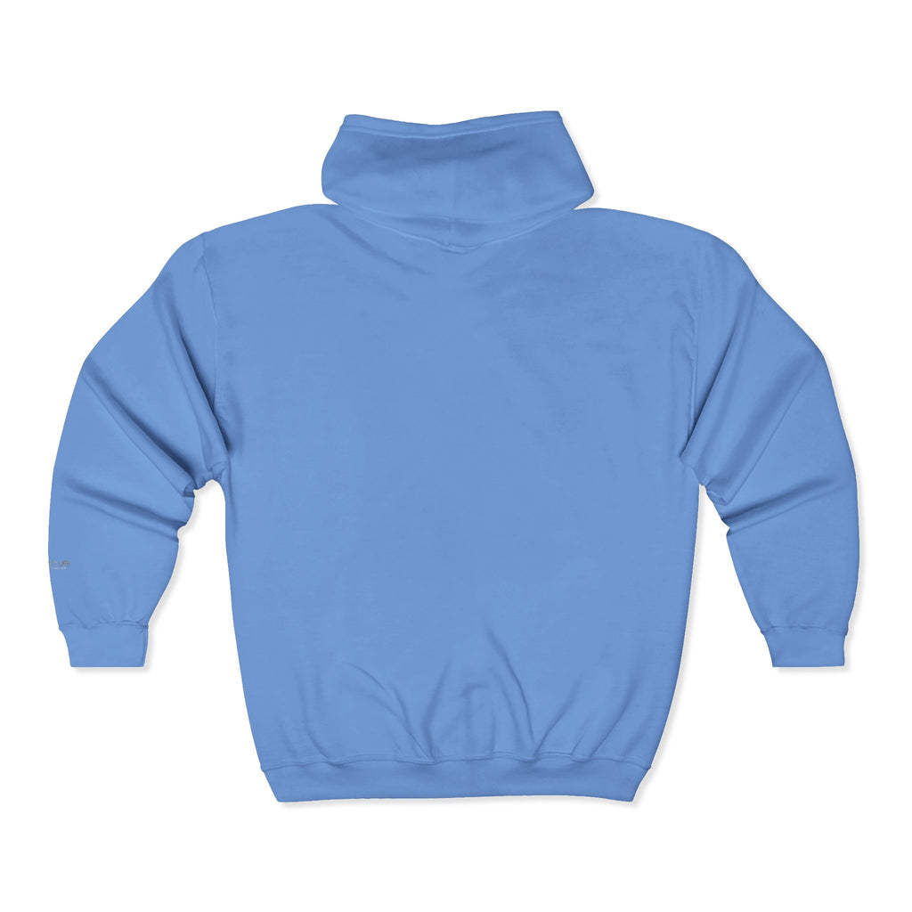 Talk Data To Me  | Retro Zip Embroidered Hoodie