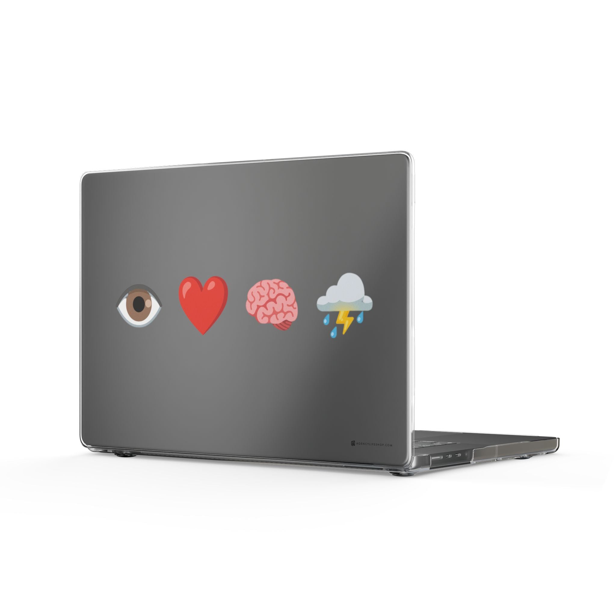 I Love Brainstorming | Clear MacBook Case