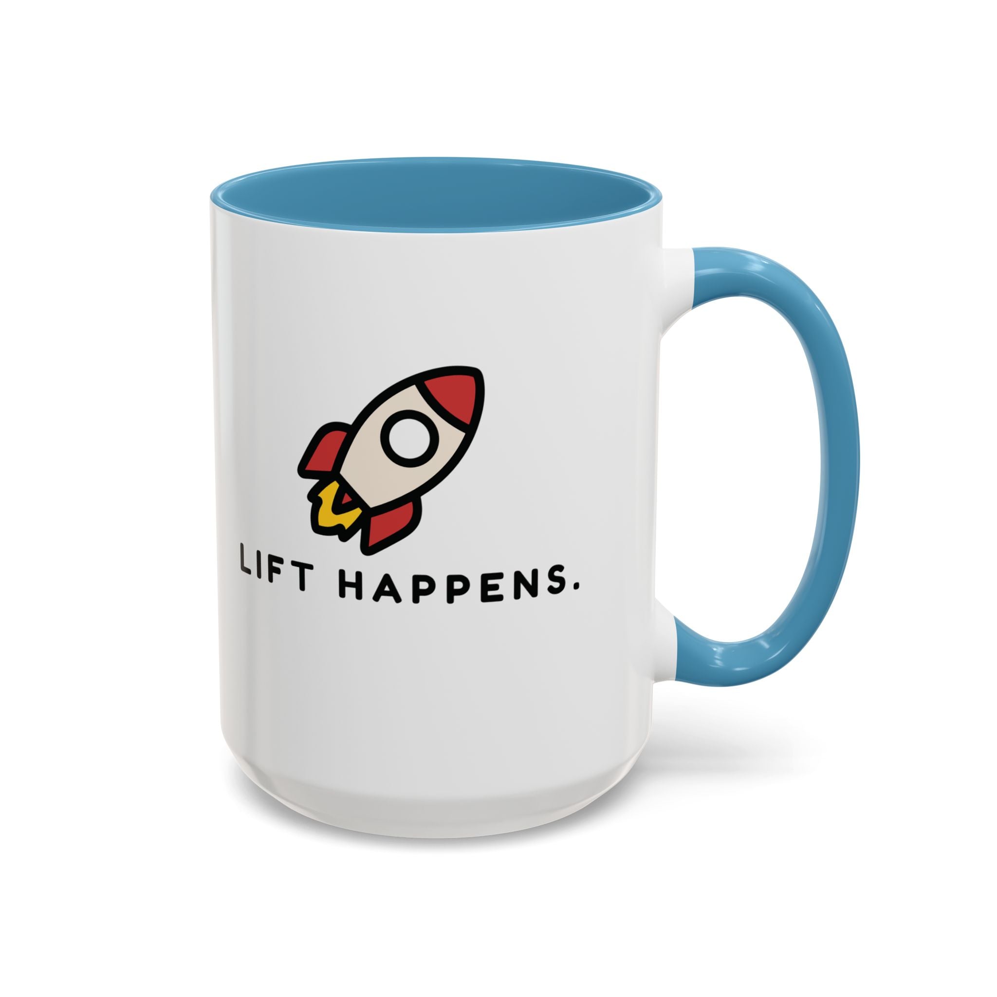 Lift Happens | Accent Coffee Mug (11, 15oz)