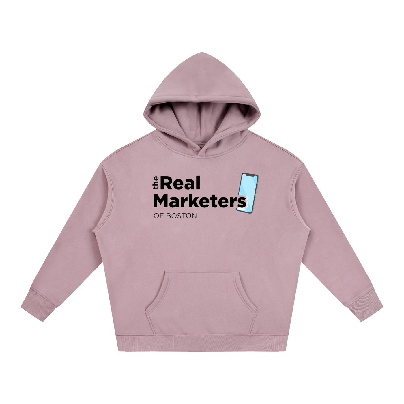 The Real Marketers of Boston | Oversize Fleeced Hoodie