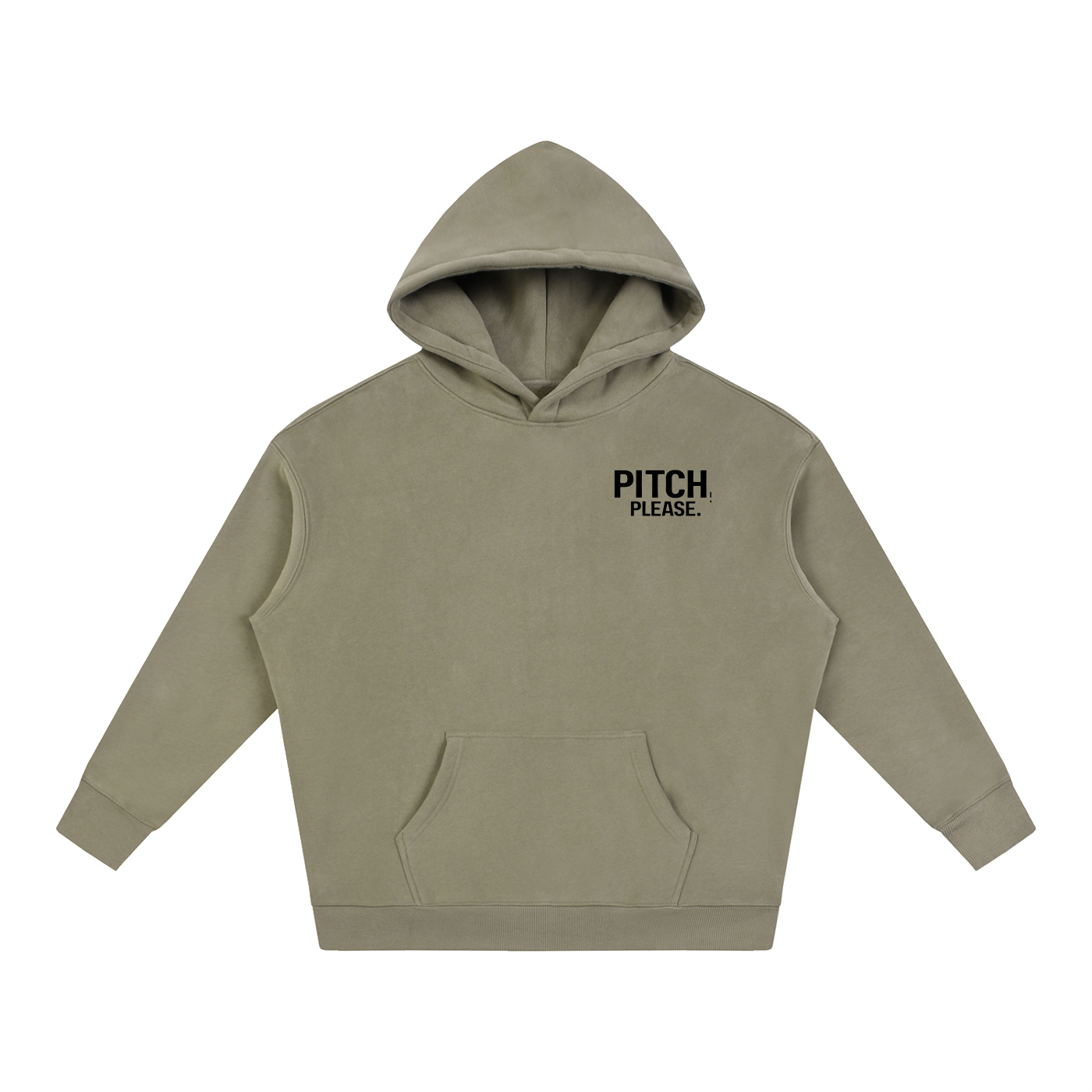 Pitch, Please | Oversize Fleeced Hoodie