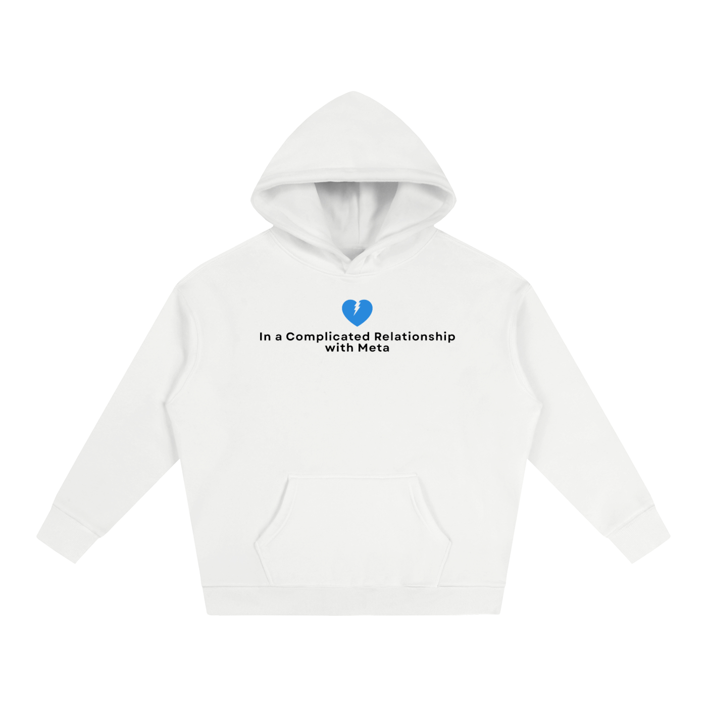Complicated Relationship | Oversize Fleeced Hoodie