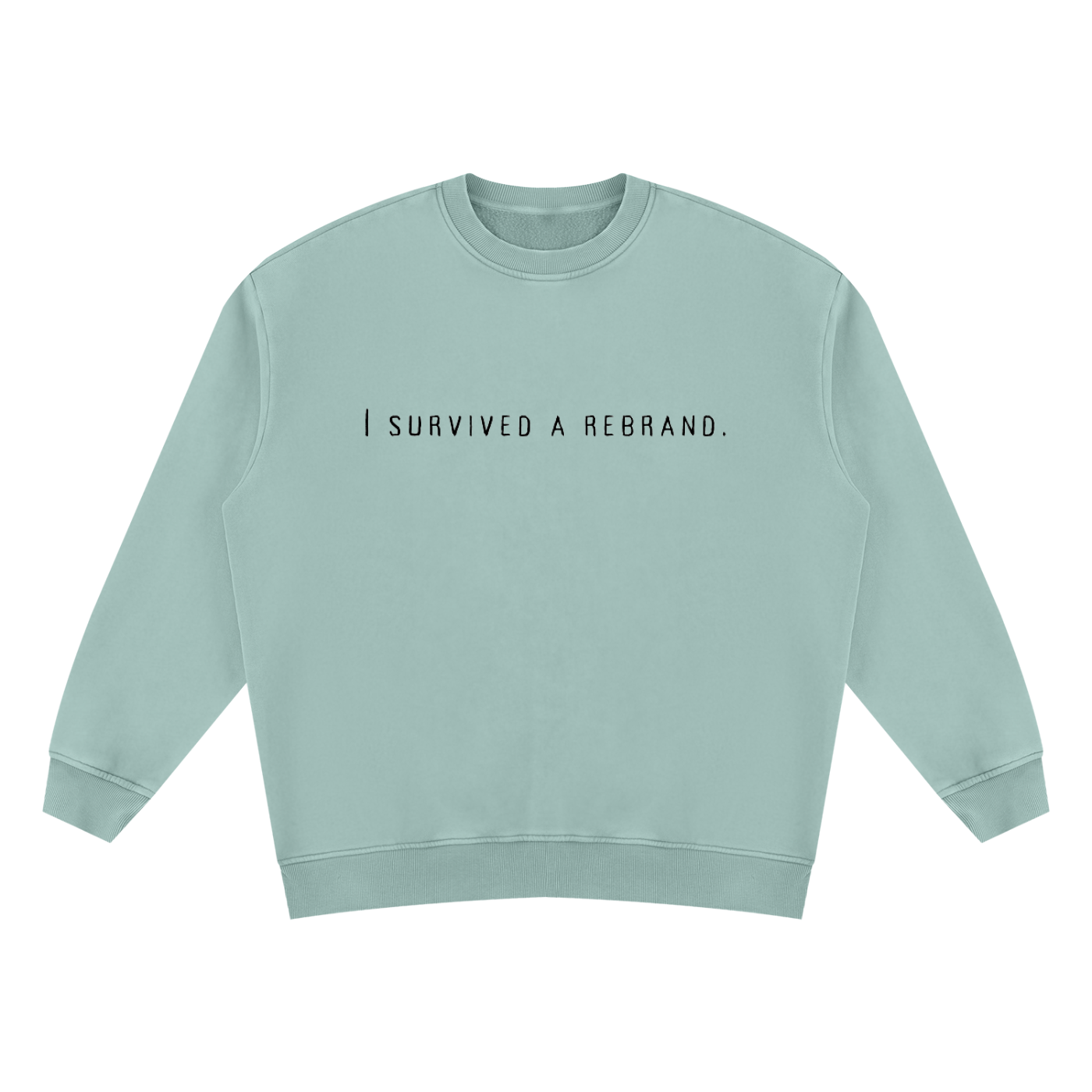 I Survived A Rebrand | Unisex Vintage Wash Fleece Sweatshirt