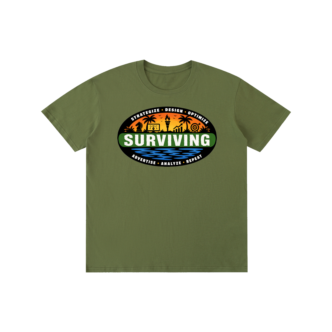 Surviving in Marketing | Pure Cotton Unisex T-Shirt