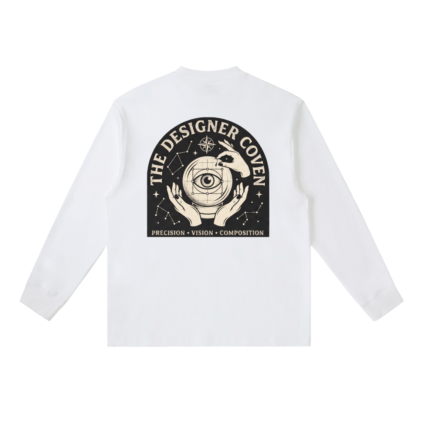 The Designer Coven | Essential Crewneck Long-Sleeve T-Shirt
