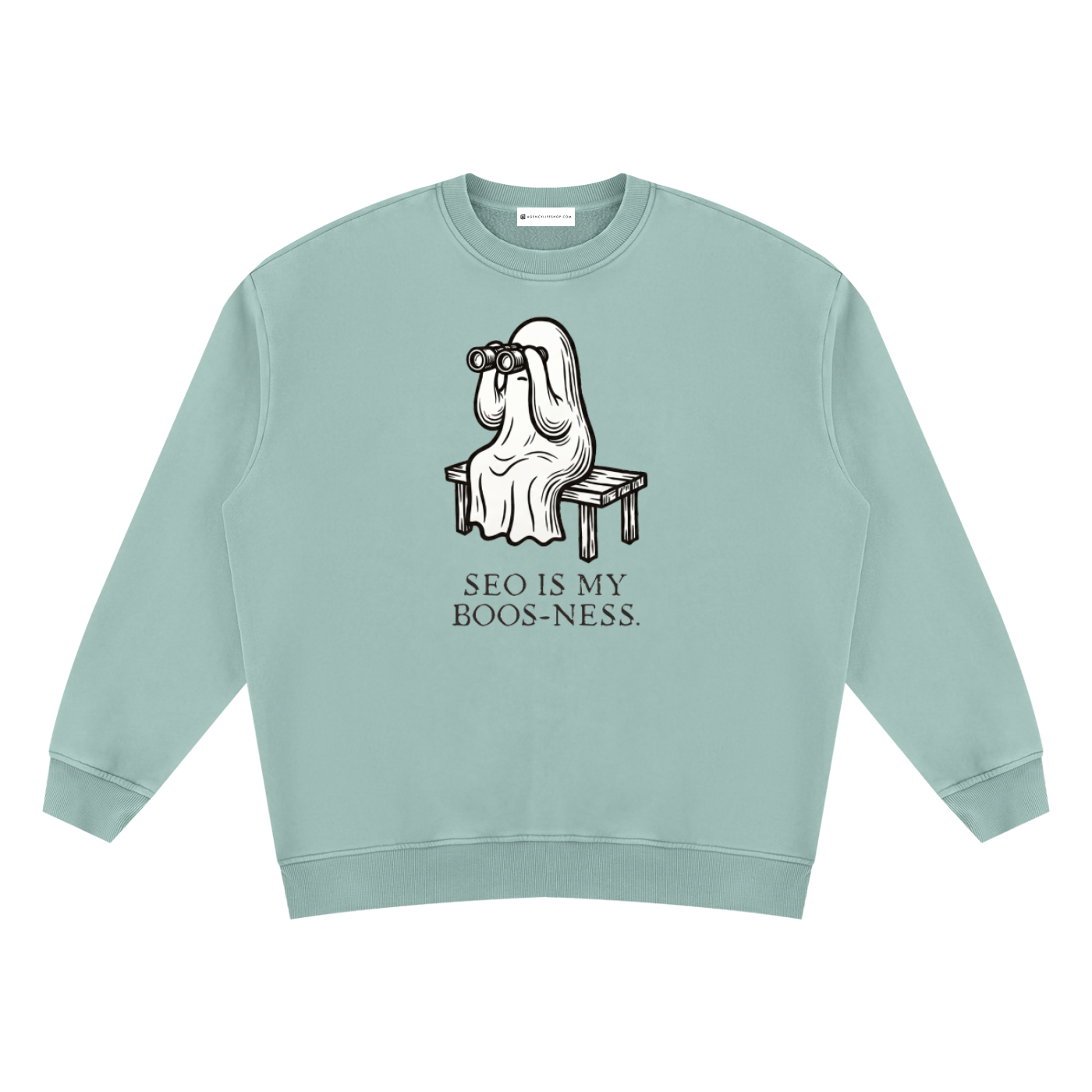 SEO is My Boos-ness | Unisex Vintage Wash Fleece Sweatshirt