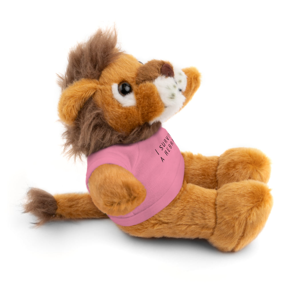 I Survived A Rebrand | Plush Stuffed Toy with Graphic Tee