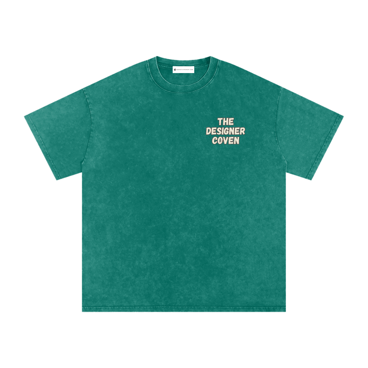 The Designer Coven | Snow Washed Oversized Cotton T-Shirt