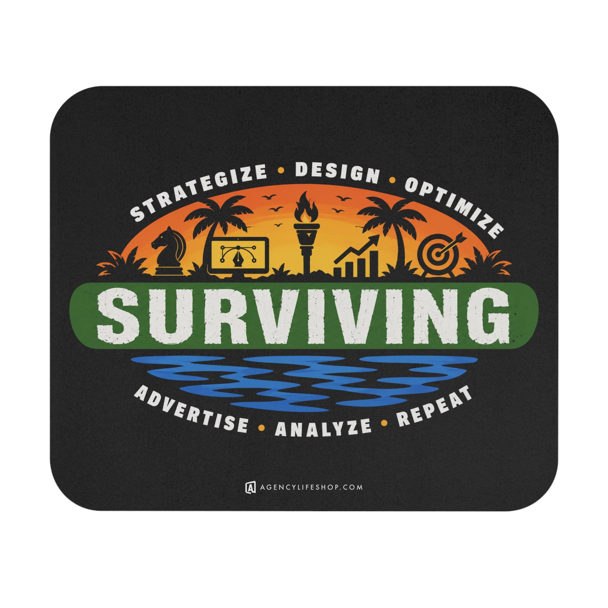 Surviving in Marketing | Mouse Pad (Rectangle)