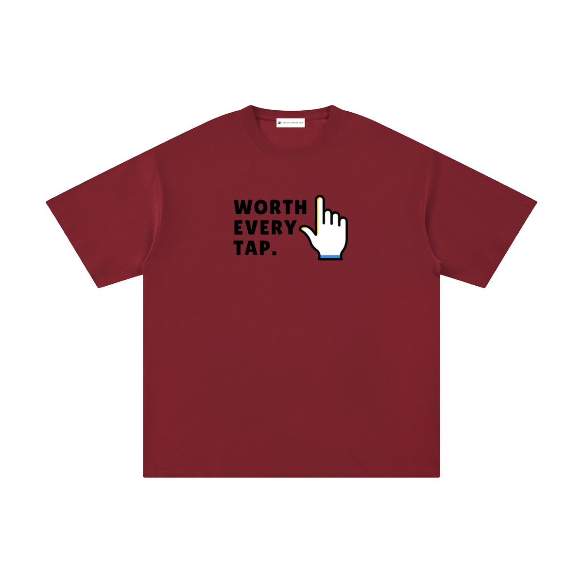 Worth Every Tap | Unisex Pure Cotton T-Shirt