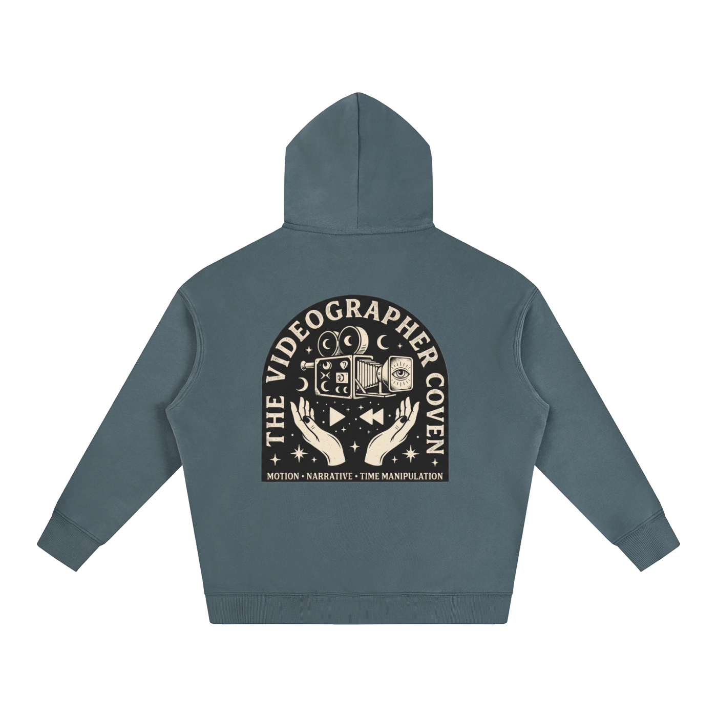 The Videographer Coven | Oversized Fleeced Hoodie