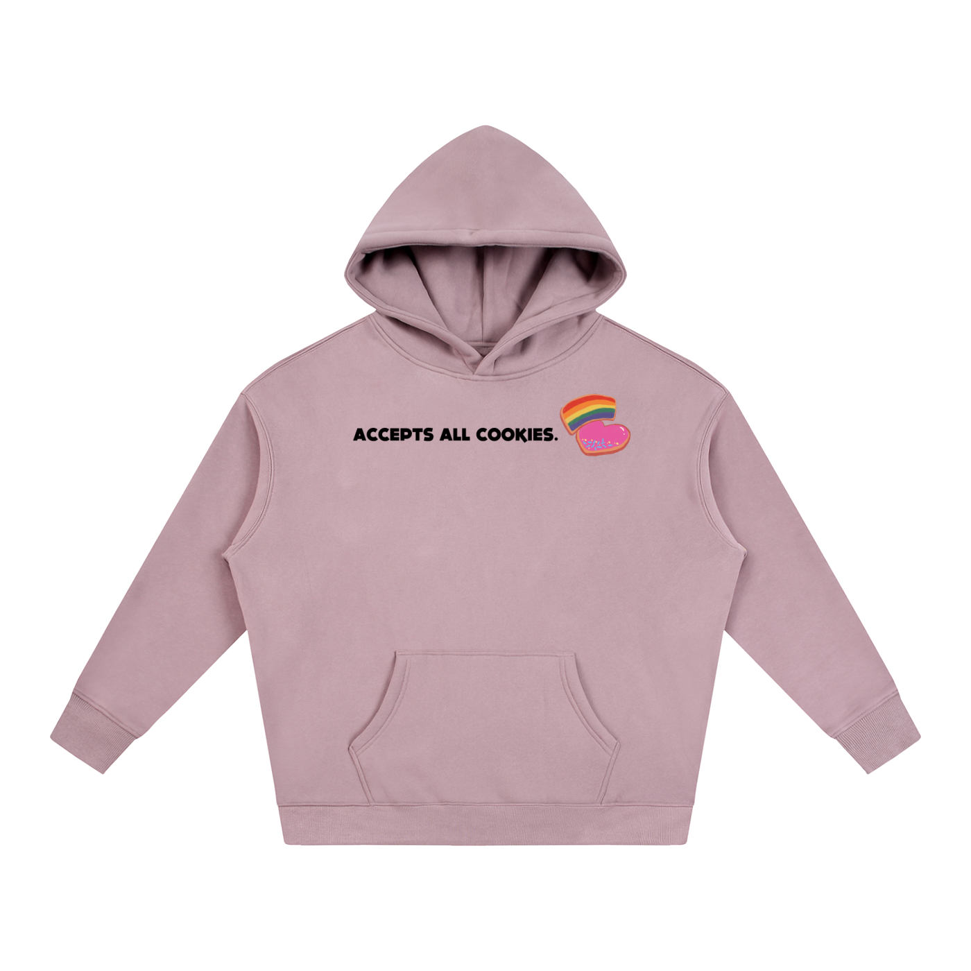 Accepts All Cookies | Oversize Fleeced Hoodie