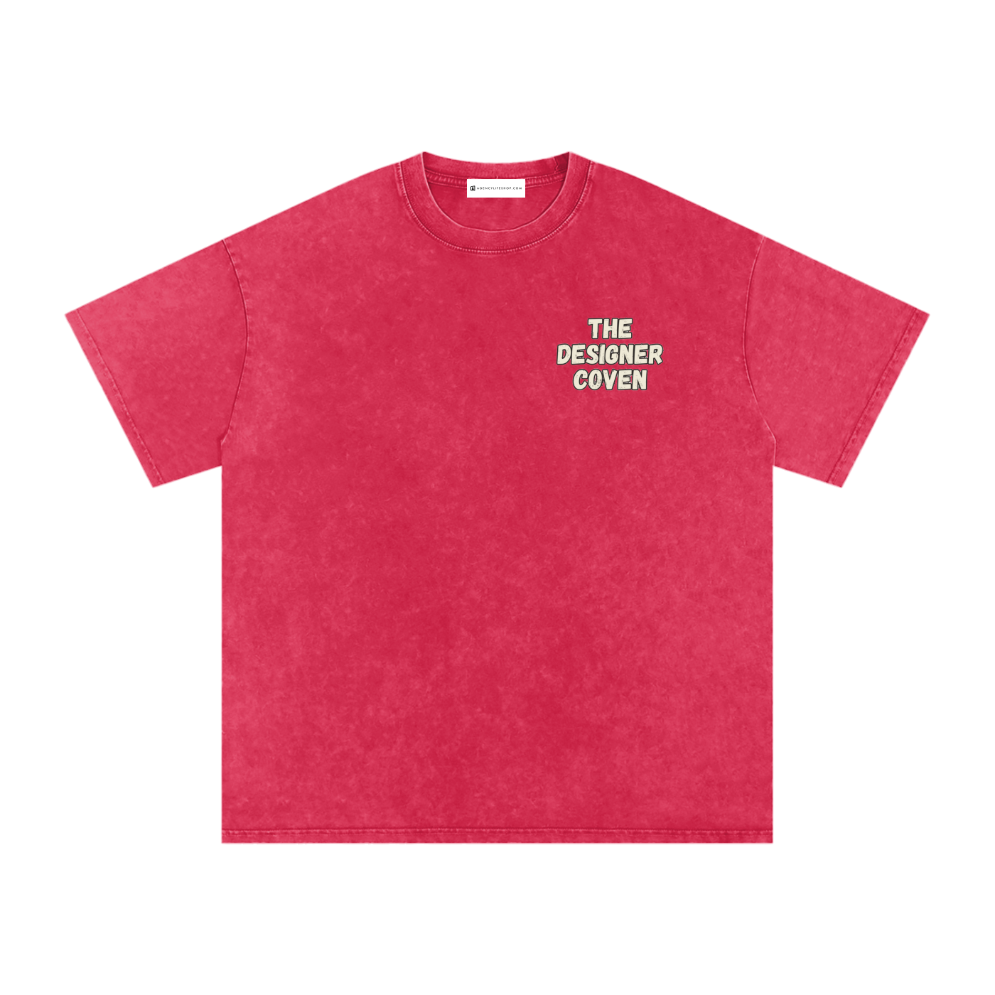The Designer Coven | Snow Washed Oversized Cotton T-Shirt