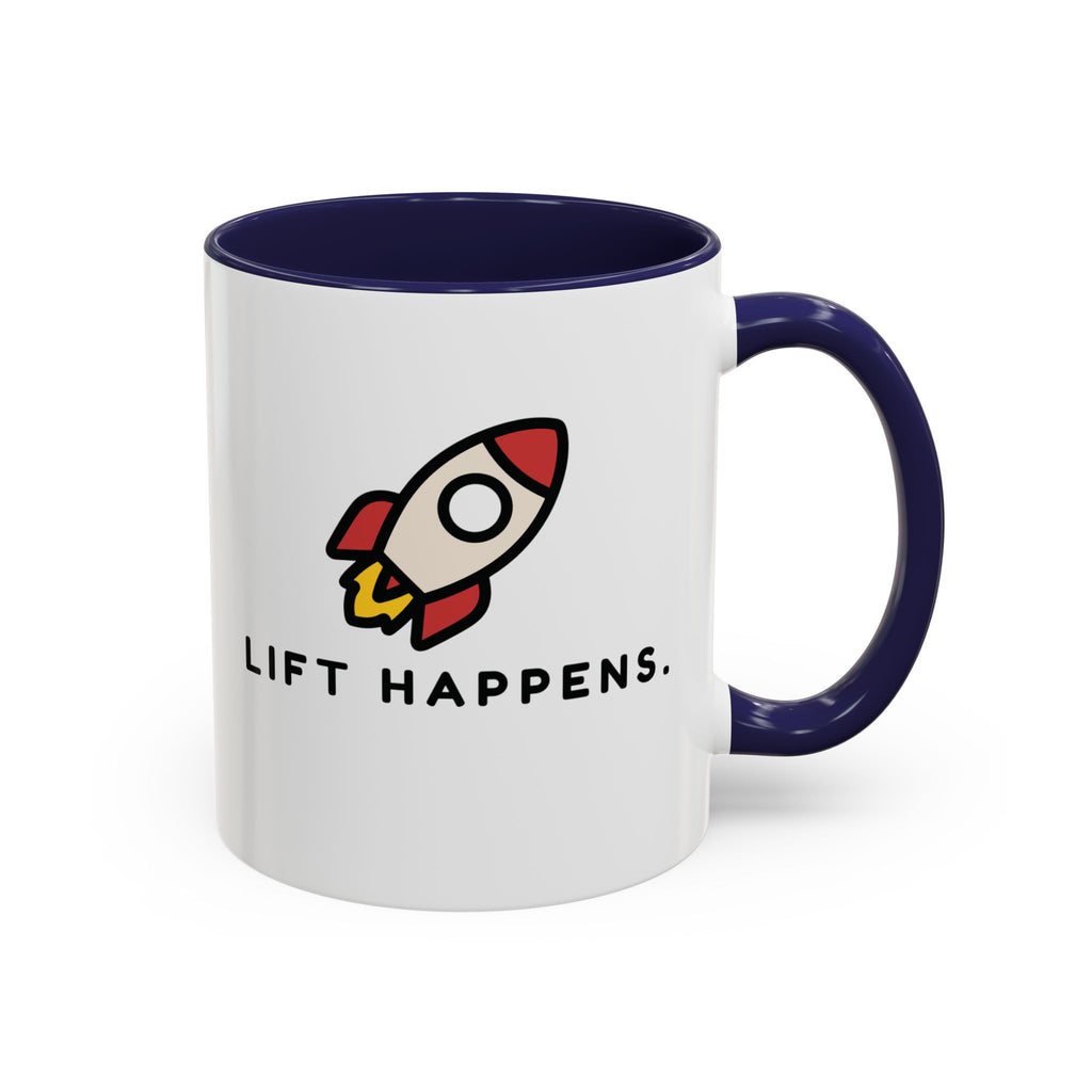 Lift Happens | Accent Coffee Mug (11, 15oz)