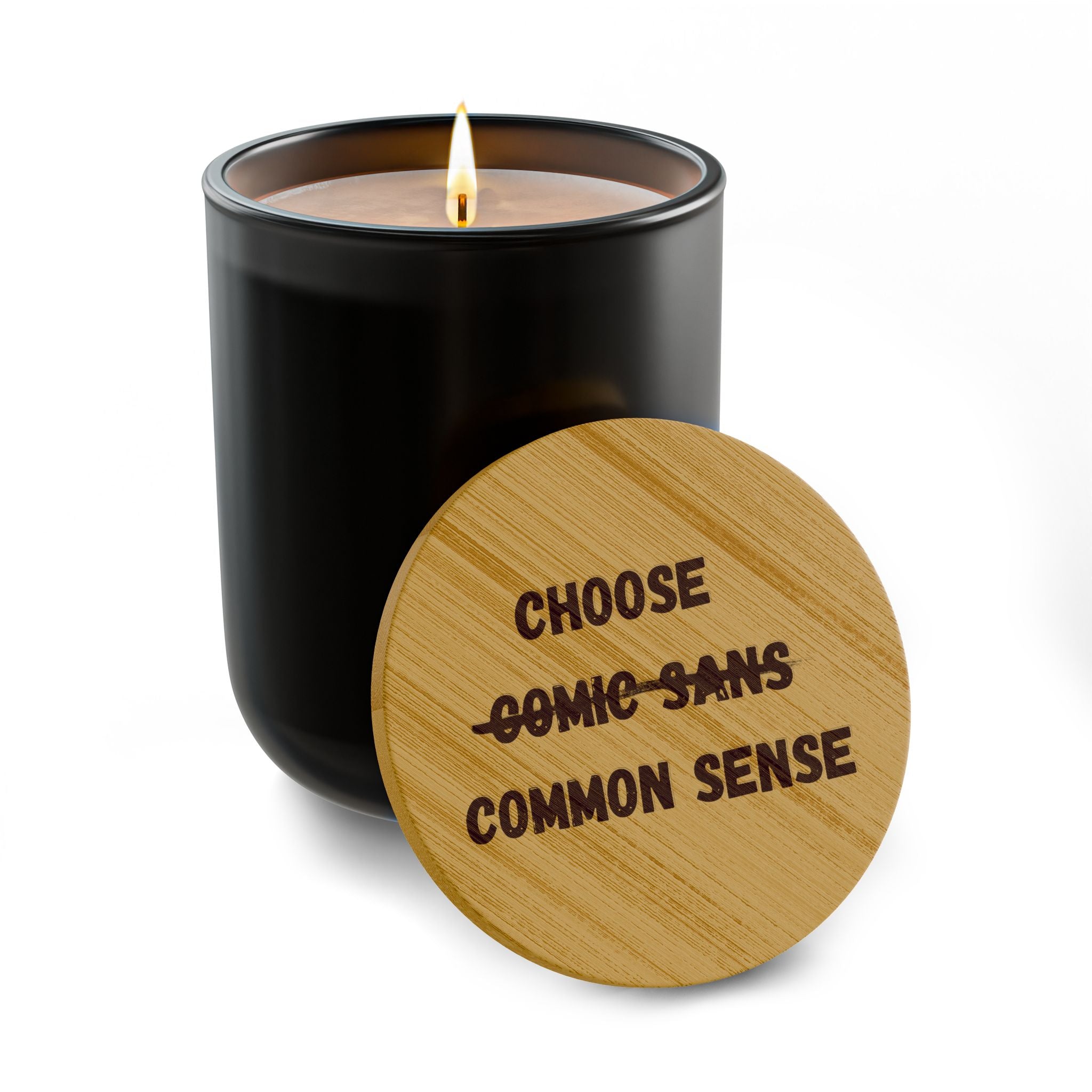 Choose Common Sense | Engraved 14oz Scented Soy Candle