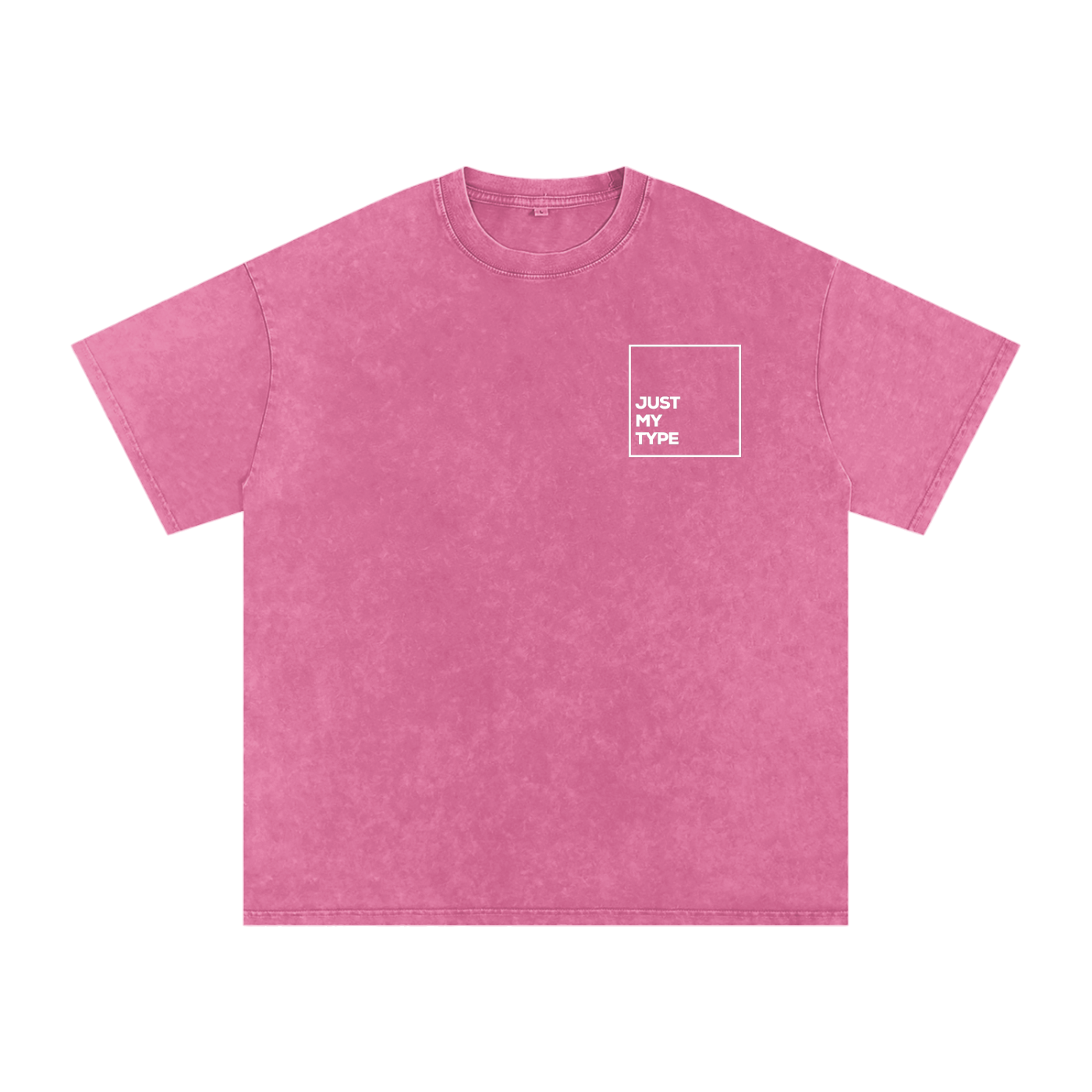 Just My Type | Snow Washed Oversized Cotton T-Shirt
