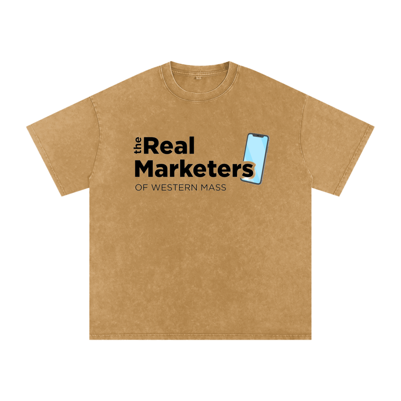 The Real Marketers of Western Mass | Snow Washed Oversized Cotton T-Shirt