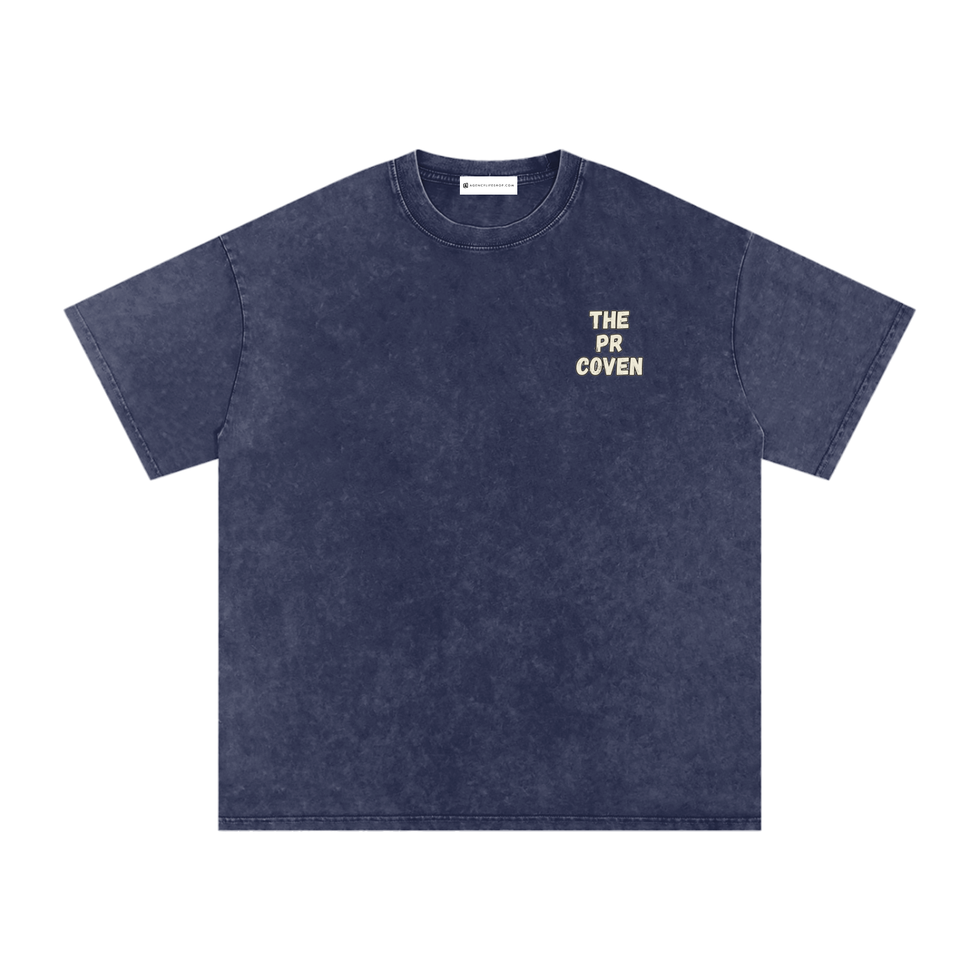 The PR Coven | Snow Washed Oversized Cotton T-Shirt