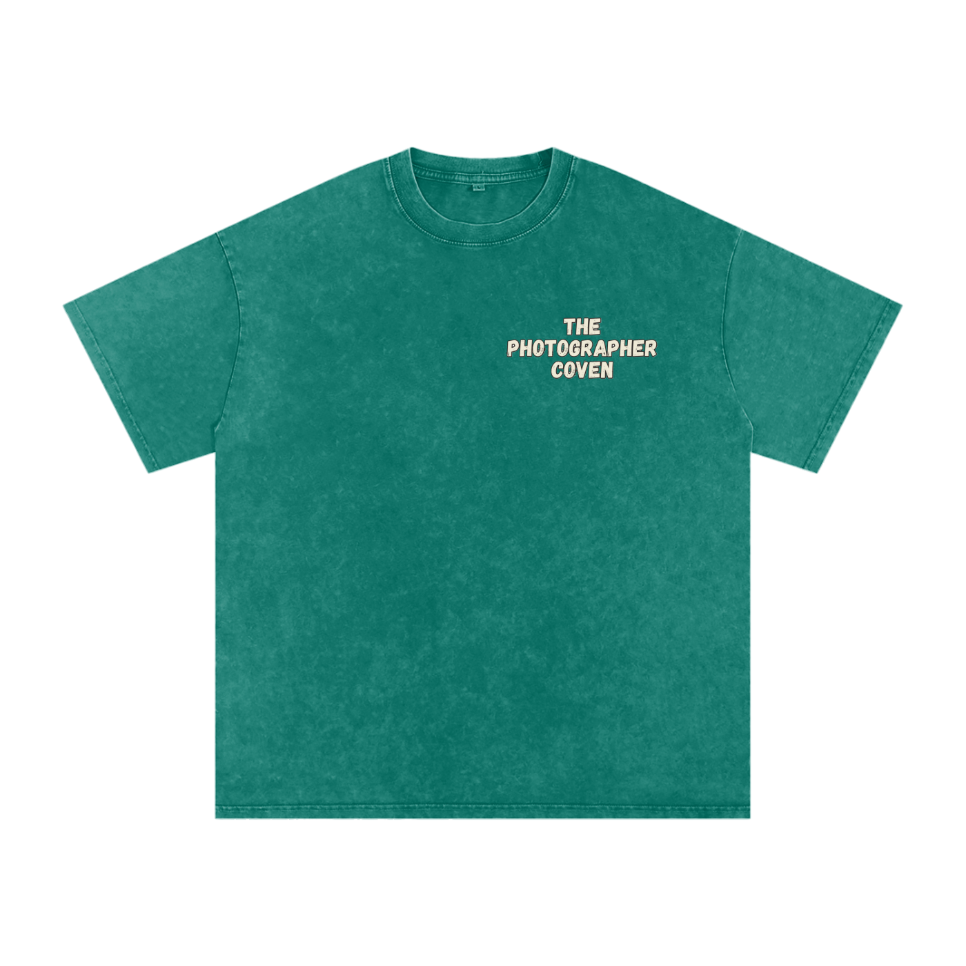 The Photographer Coven | Snow Washed Oversized Cotton T-Shirt
