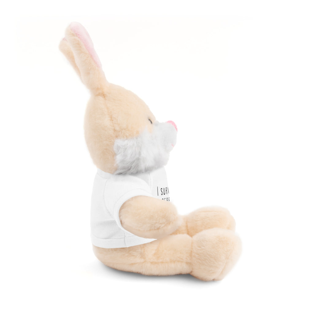 I Survived A Rebrand | Plush Stuffed Toy with Graphic Tee
