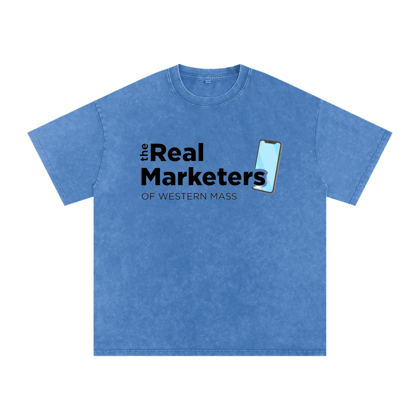 The Real Marketers of Western Mass | Snow Washed Oversized Cotton T-Shirt