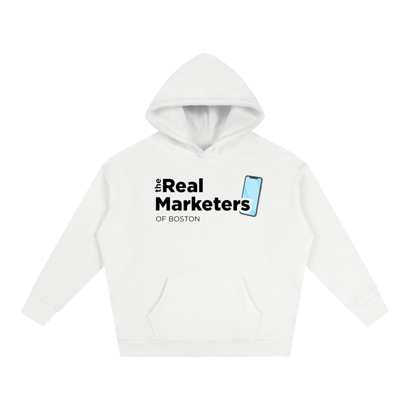 The Real Marketers of Boston | Oversize Fleeced Hoodie