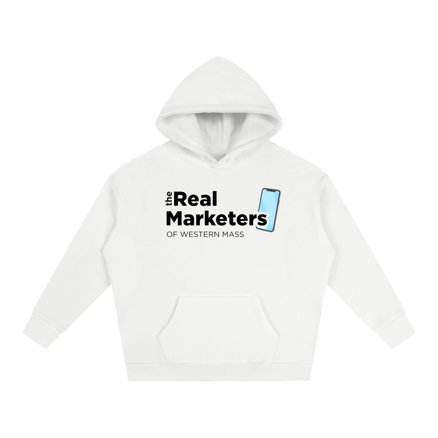 The Real Marketers of Western Mass | Oversize Fleeced Hoodie
