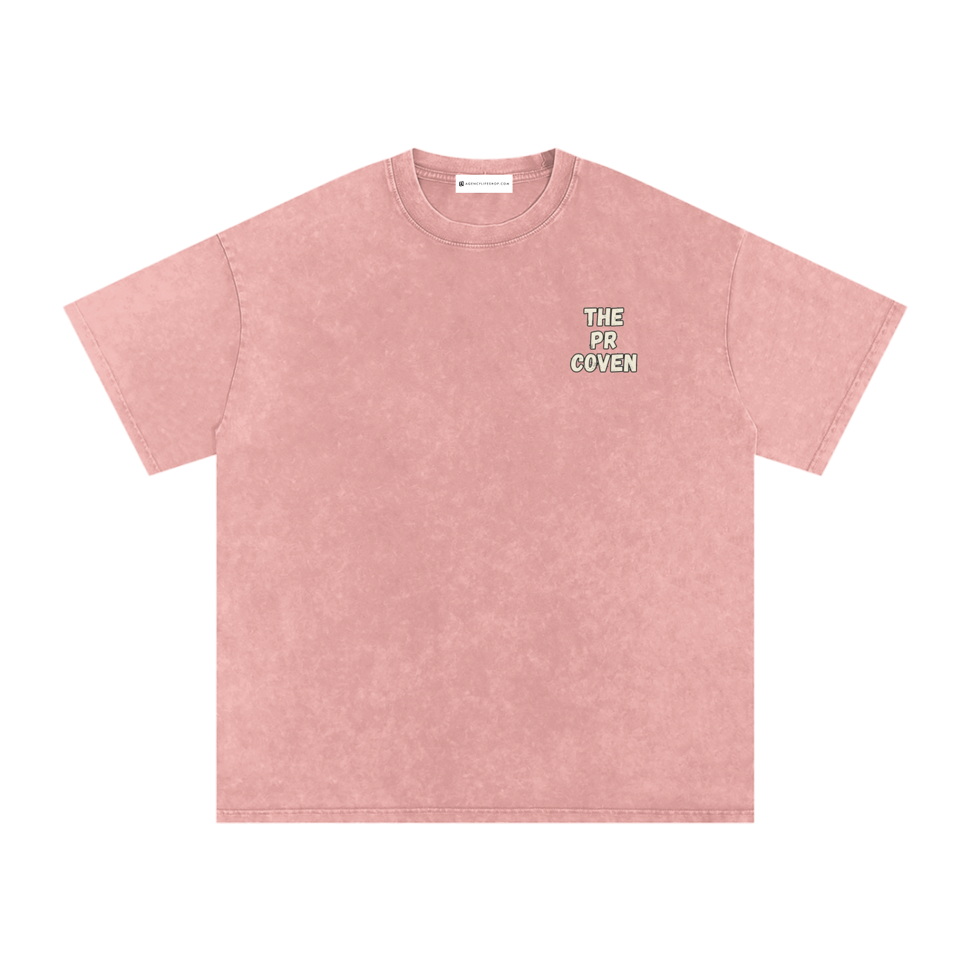 The PR Coven | Snow Washed Oversized Cotton T-Shirt