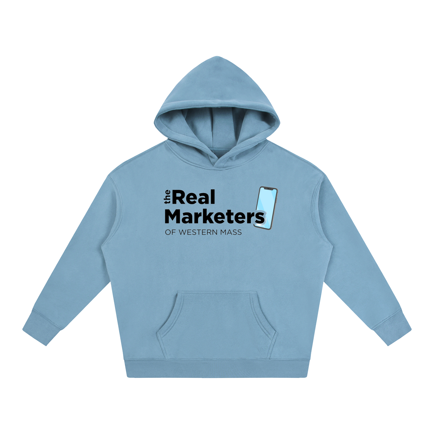The Real Marketers of Western Mass | Oversize Fleeced Hoodie