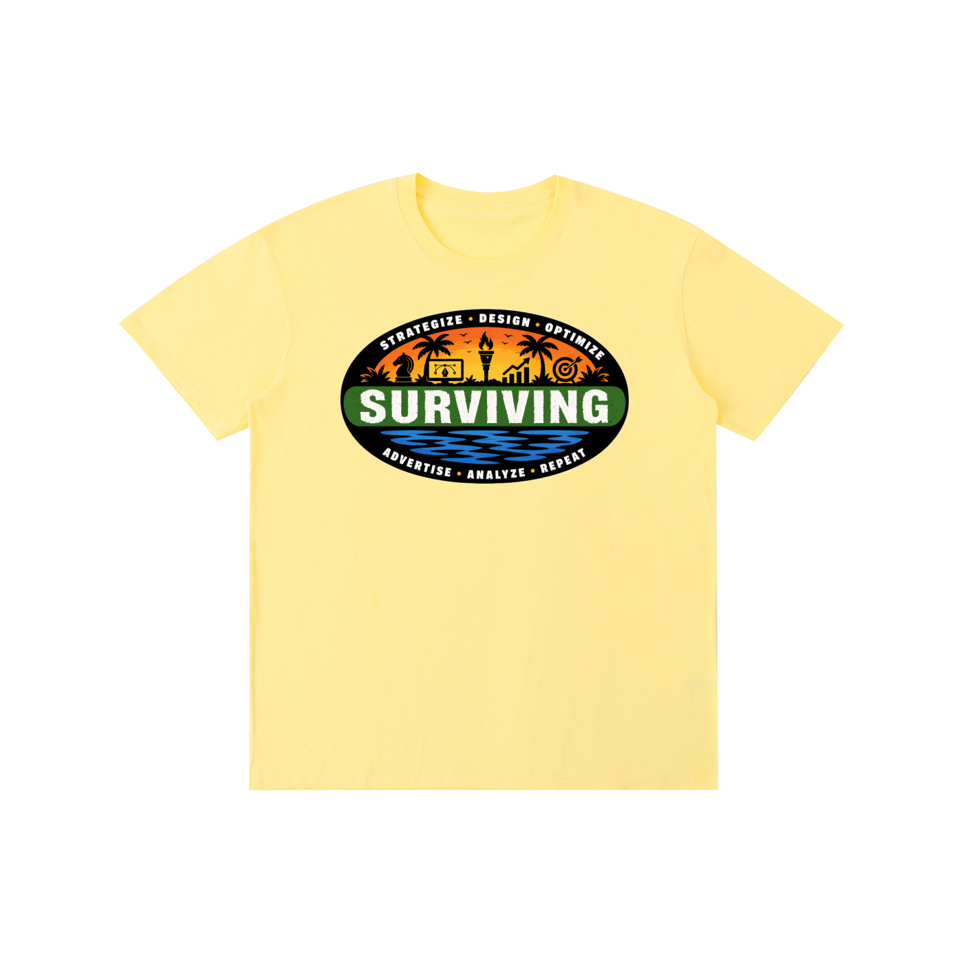 Surviving in Marketing | Pure Cotton Unisex T-Shirt
