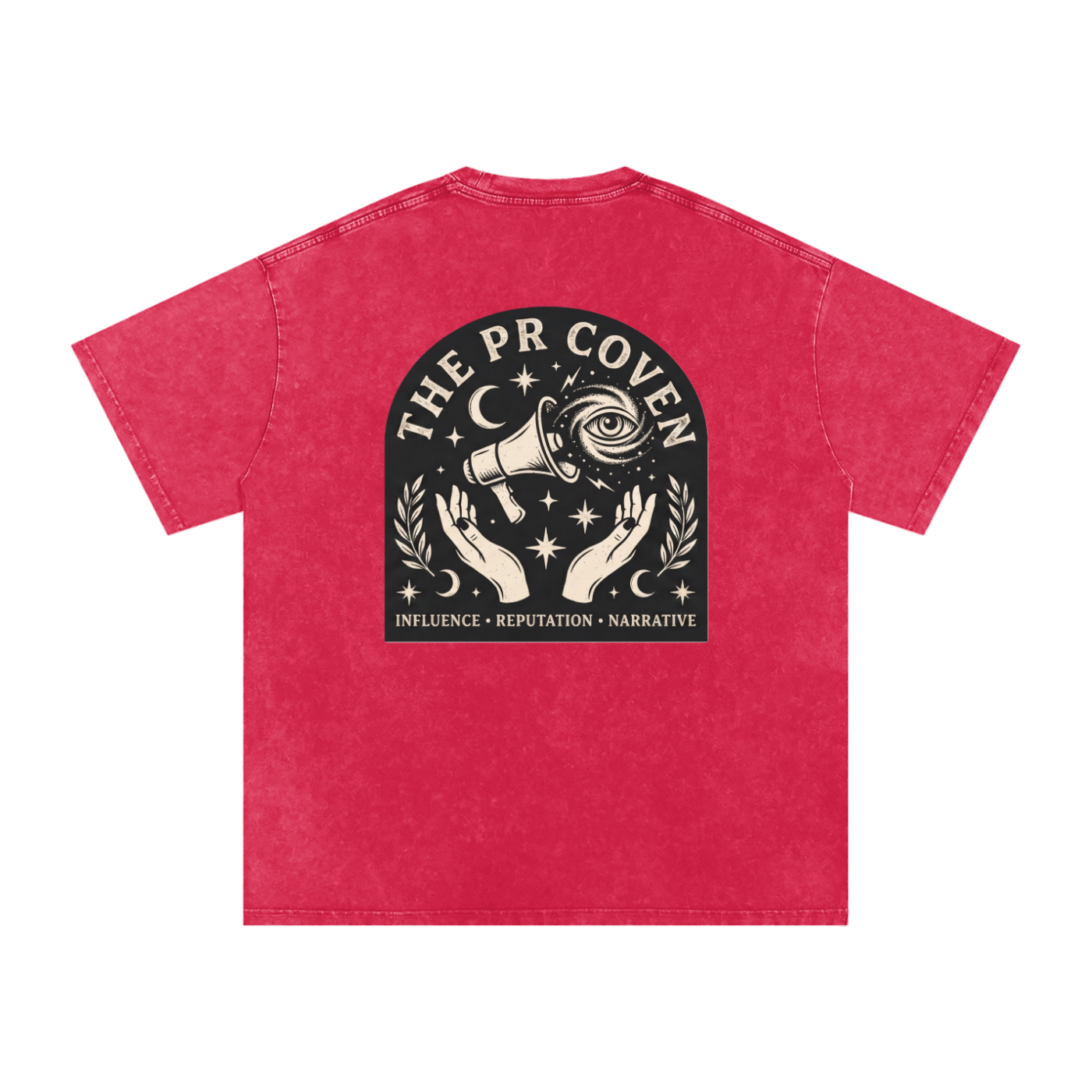 The PR Coven | Snow Washed Oversized Cotton T-Shirt