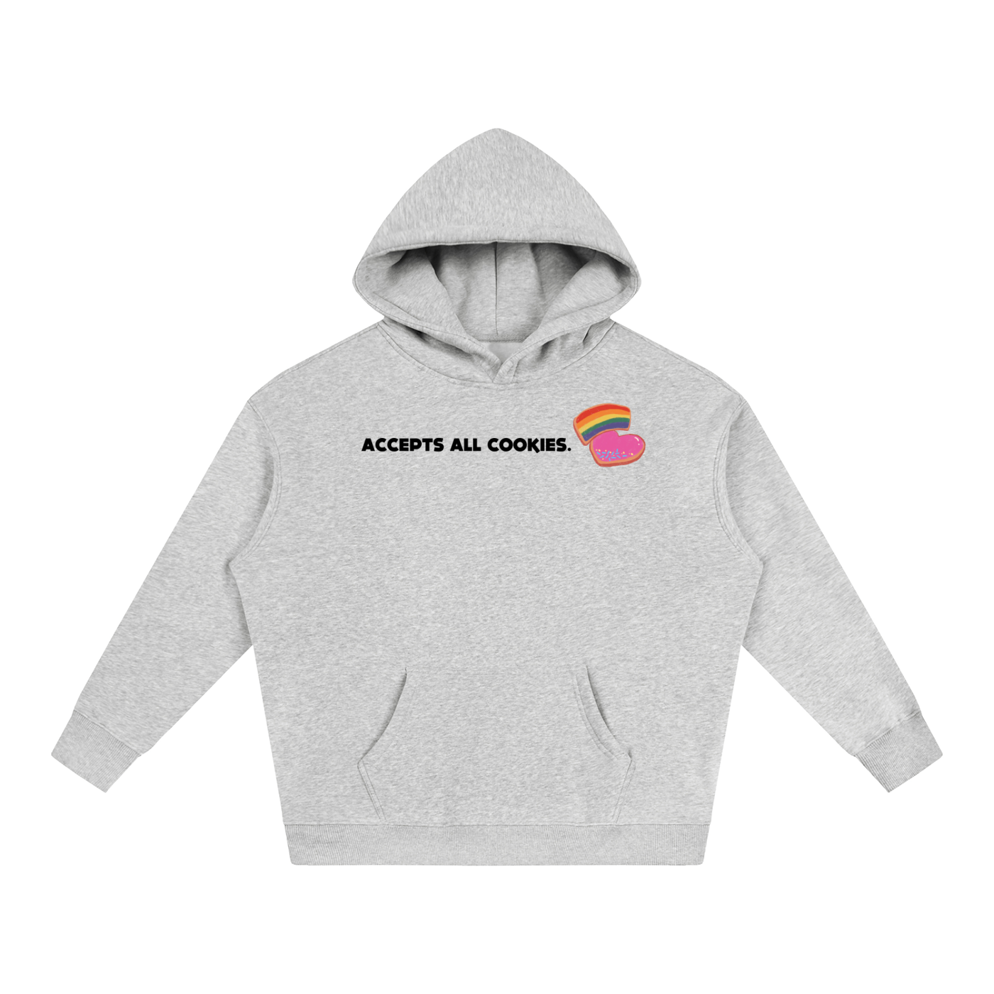 Accepts All Cookies | Oversize Fleeced Hoodie