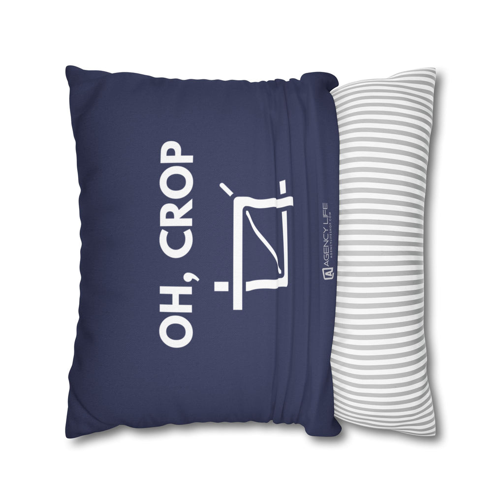 Oh, Crop | Polyester Square Pillowcase