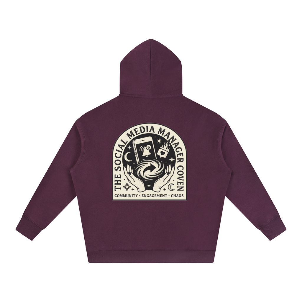 The Social Media Coven | Oversized Fleeced Hoodie