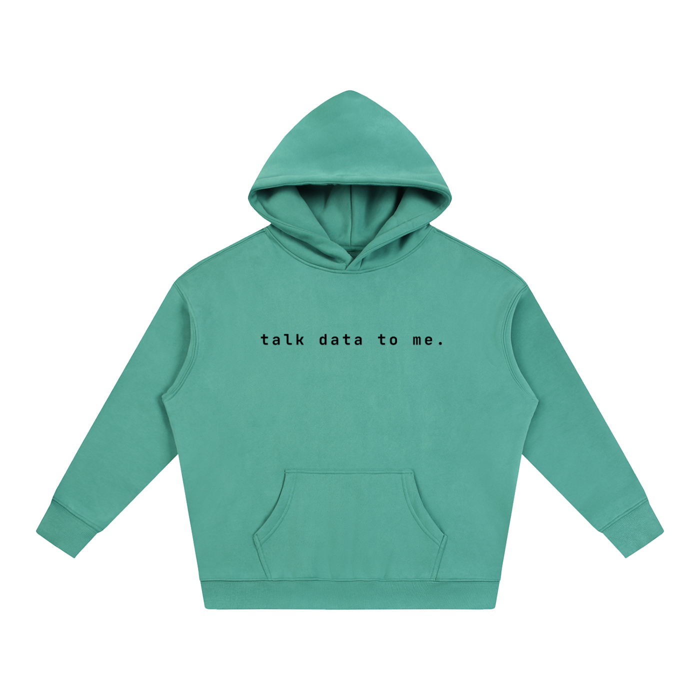Talk Data To Me | Oversize Fleeced Hoodie