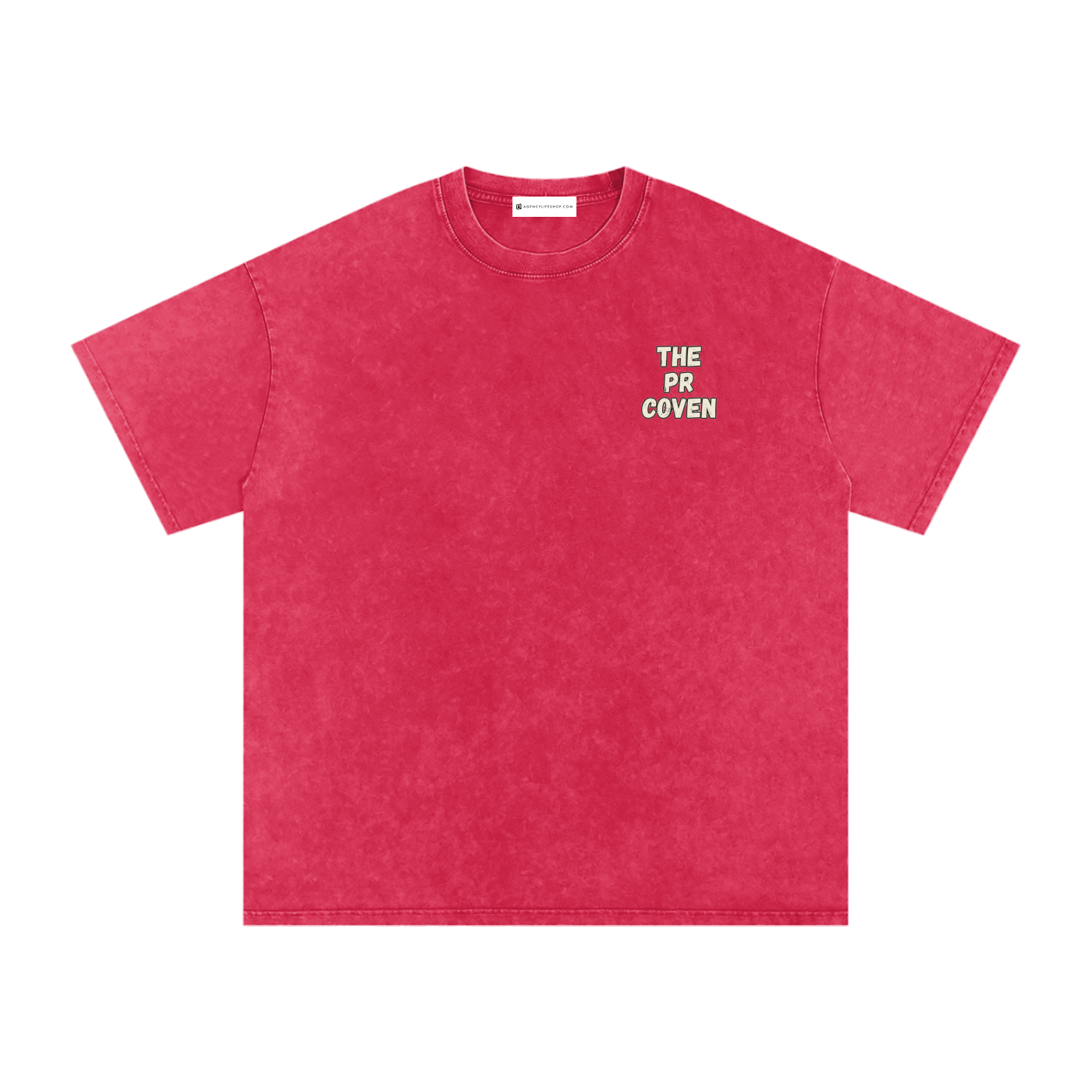 The PR Coven | Snow Washed Oversized Cotton T-Shirt