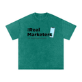 The Real Marketers of Western Mass | Snow Washed Oversized Cotton T-Shirt