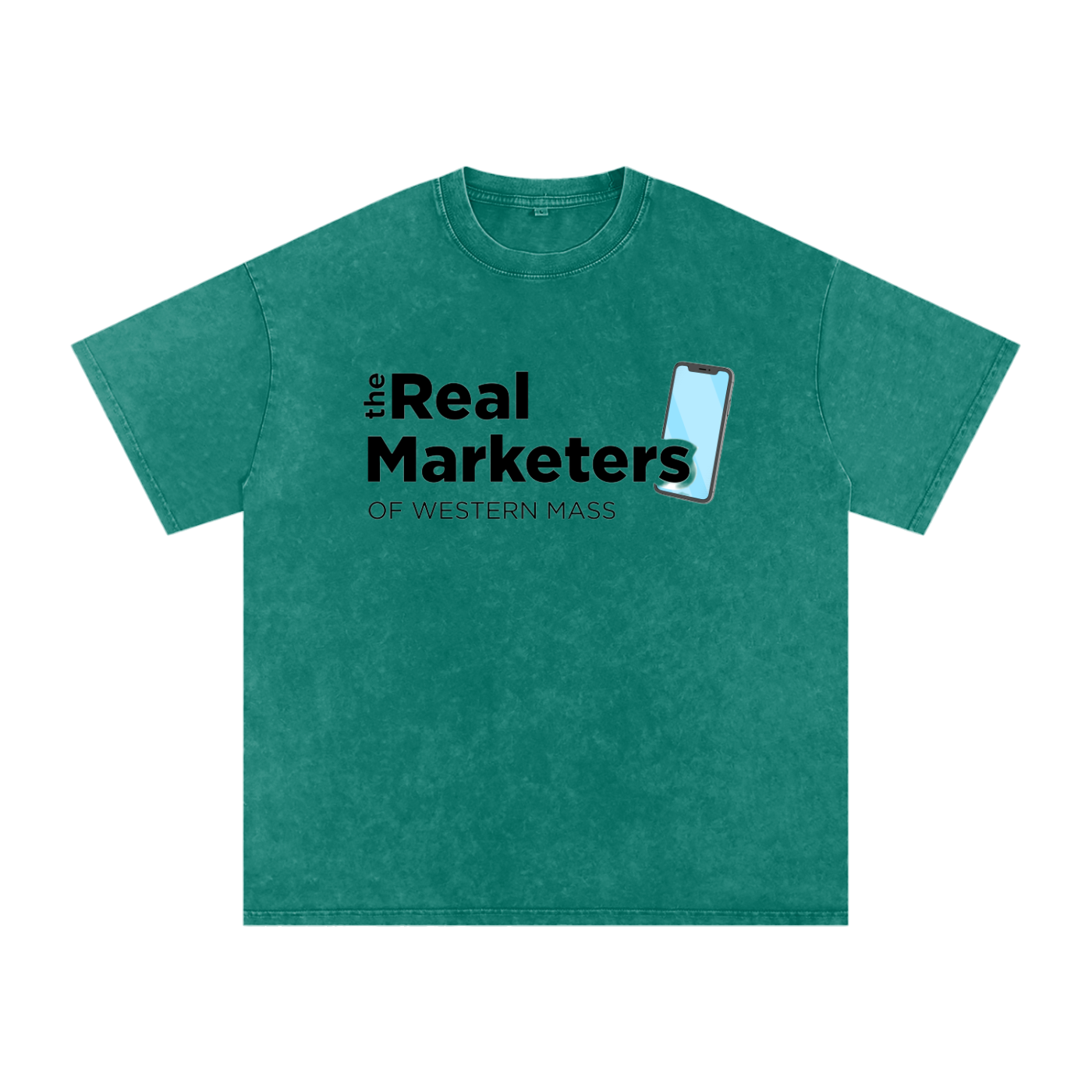 The Real Marketers of Western Mass | Snow Washed Oversized Cotton T-Shirt