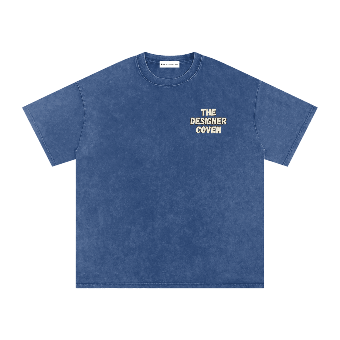 The Designer Coven | Snow Washed Oversized Cotton T-Shirt