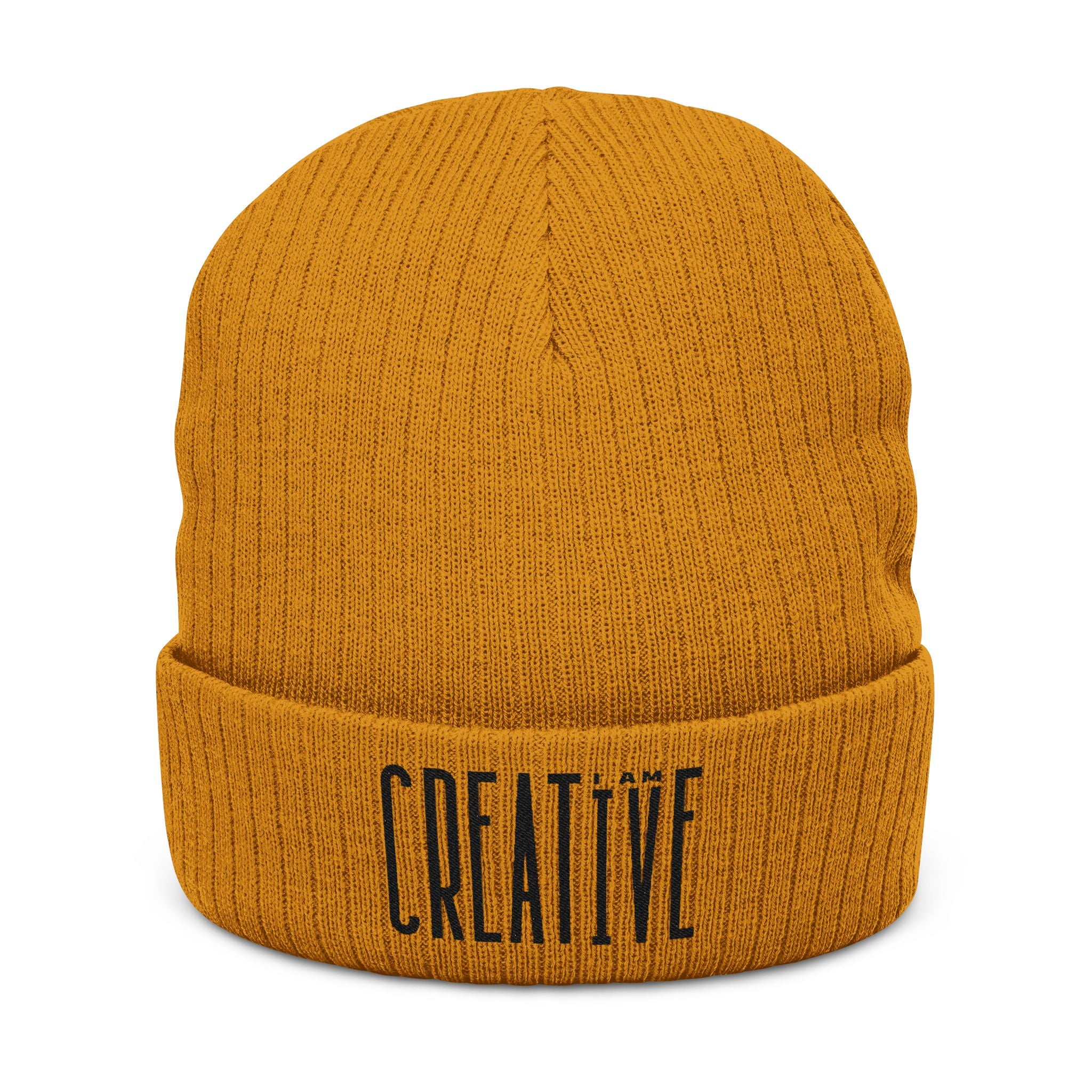I Am Creative | Ribbed Knit Beanie
